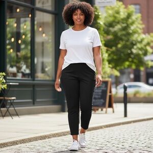 Zac & Rachel Petite Slim Pants Women’s PXL Black Stretch NWT